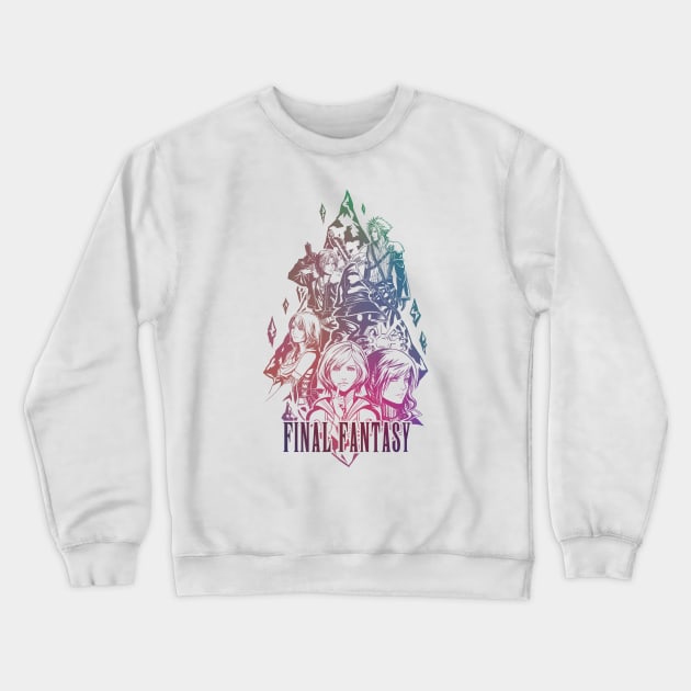 Hail Final Fantasy with logo Crewneck Sweatshirt by kowanp